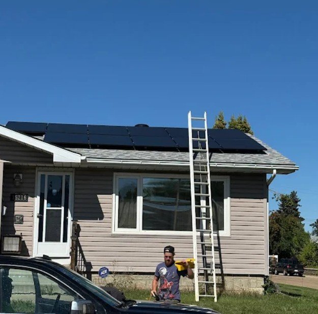Solar roof installation